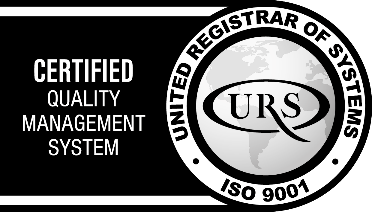 Certified compliant ISO 9001